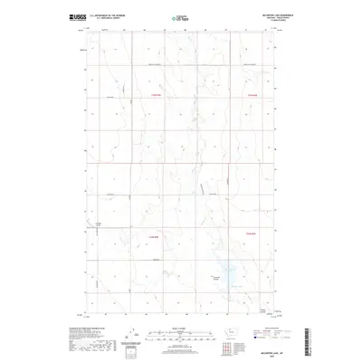 2020 Map of McCarters Lake, 2020 Print