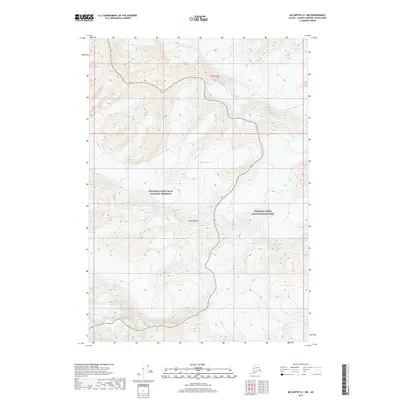 2017 Map of McCarthy A-1 NW, 2017 Print