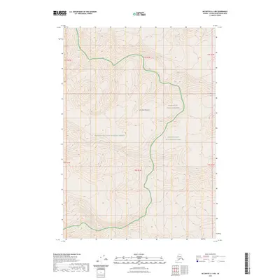 2023 Map of McCarthy A-1 NW, 2023 Print