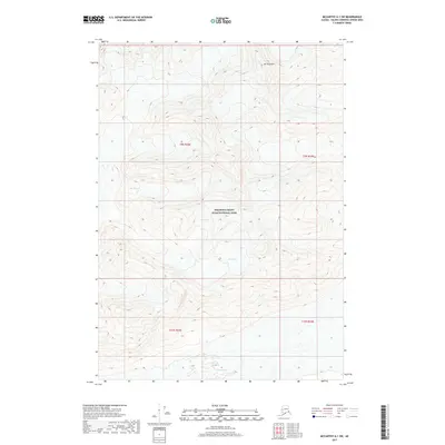 2017 Map of McCarthy A-1 SW, 2017 Print
