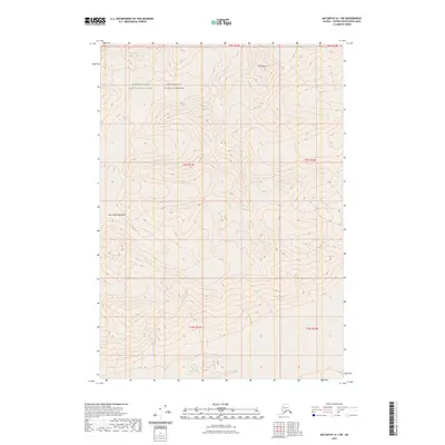 2023 Map of McCarthy A-1 SW, 2023 Print