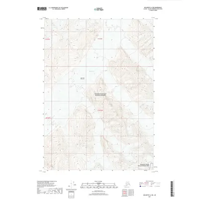 2017 Map of McCarthy A-2 NE, 2017 Print