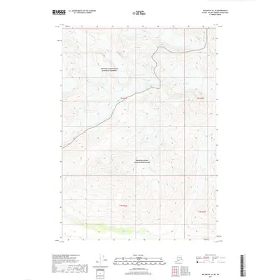 2017 Map of McCarthy A-2 SE, 2017 Print