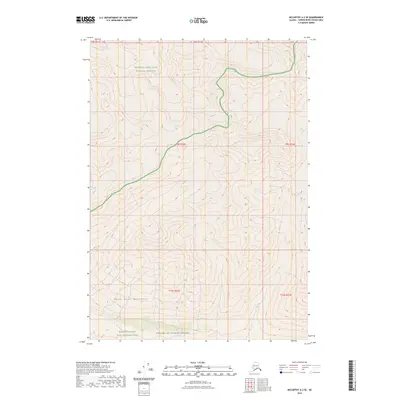 2023 Map of McCarthy A-2 SE, 2023 Print