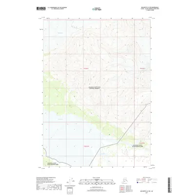 2017 Map of McCarthy A-2 SW, 2017 Print
