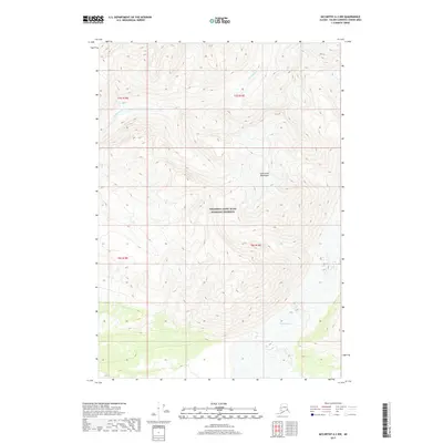 2017 Map of McCarthy A-3 NW, 2017 Print