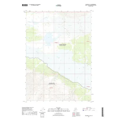 2017 Map of McCarthy A-3 SE, 2017 Print