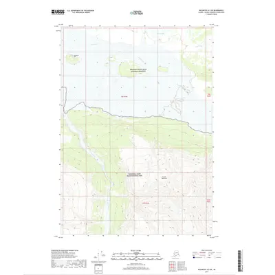 2017 Map of McCarthy A-3 SW, 2017 Print