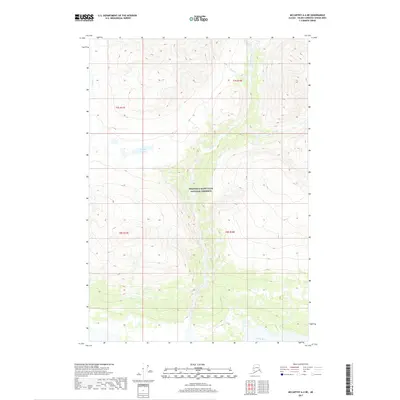 2017 Map of McCarthy A-4 NE, 2017 Print
