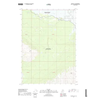 2017 Map of McCarthy A-5 SE, 2017 Print