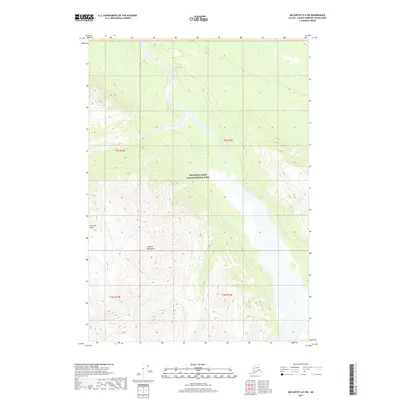 2017 Map of McCarthy A-5 SW, 2017 Print