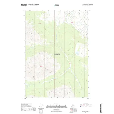 2017 Map of McCarthy A-6 NW, 2017 Print