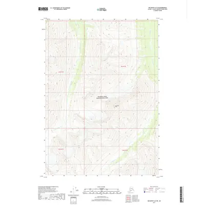 2017 Map of McCarthy A-6 SW, 2017 Print