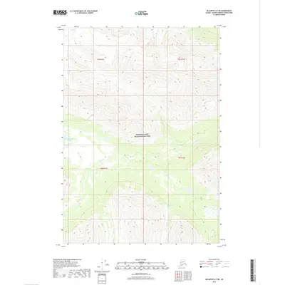 2017 Map of McCarthy A-7 NE, 2017 Print