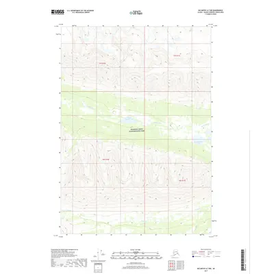 2017 Map of McCarthy A-7 NW, 2017 Print