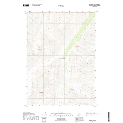 2017 Map of McCarthy A-7 SE, 2017 Print