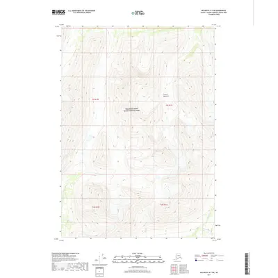 2017 Map of McCarthy A-7 SW, 2017 Print