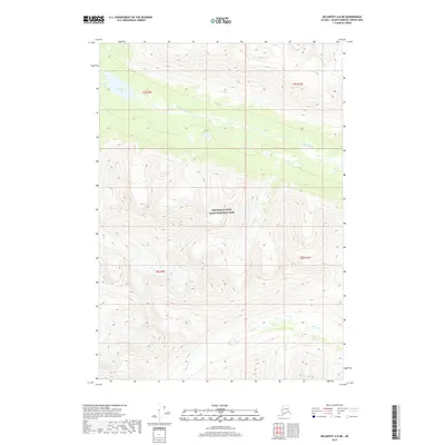 2017 Map of McCarthy A-8 NE, 2017 Print