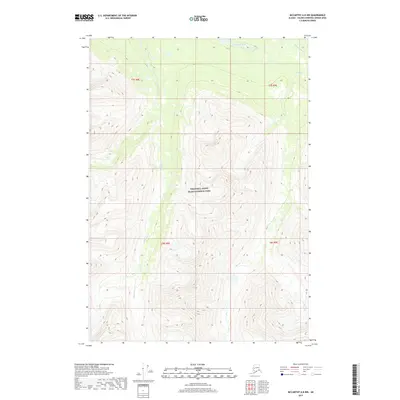 2017 Map of McCarthy A-8 NW, 2017 Print