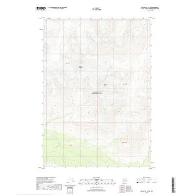 2017 Map of McCarthy A-8 SE, 2017 Print