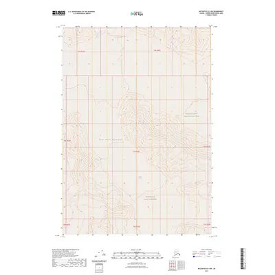 2023 Map of McCarthy B-1 NW, 2023 Print