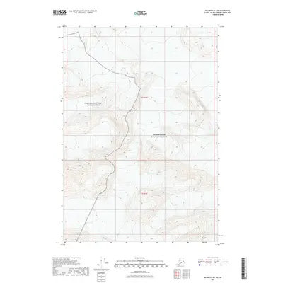 2017 Map of McCarthy B-1 SW, 2017 Print