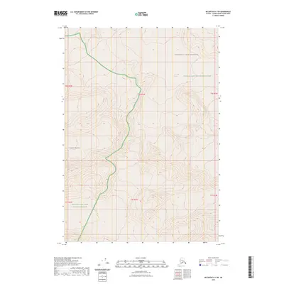 2023 Map of McCarthy B-1 SW, 2023 Print
