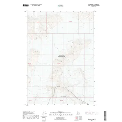 2017 Map of McCarthy B-2 NE, 2017 Print