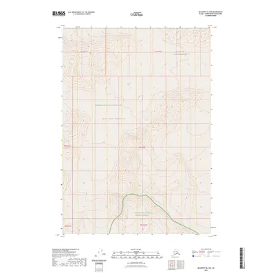 2023 Map of McCarthy B-2 NE, 2023 Print