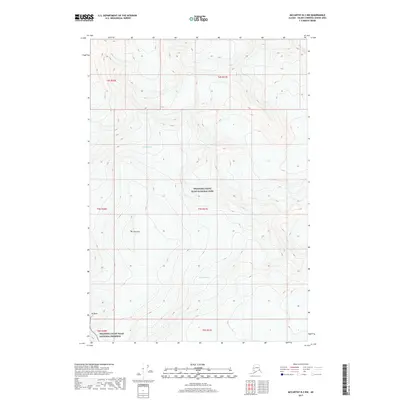 2017 Map of McCarthy B-2 NW, 2017 Print