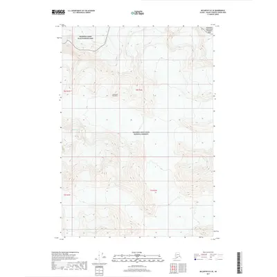 2017 Map of McCarthy B-2 SE, 2017 Print