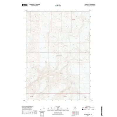 2017 Map of McCarthy B-3 NW, 2017 Print