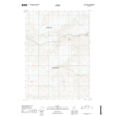 2017 Map of McCarthy B-3 SW, 2017 Print