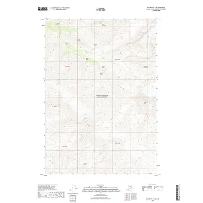 2017 Map of McCarthy B-4 SW, 2017 Print