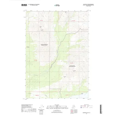 2017 Map of McCarthy B-5 NW, 2017 Print
