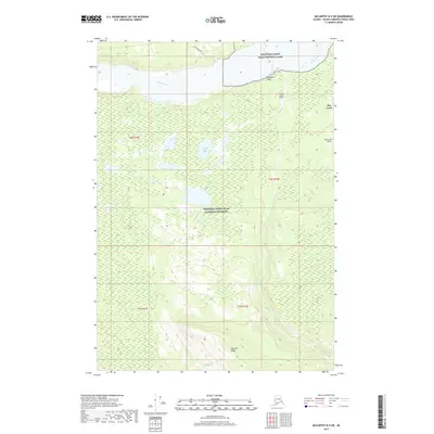 2017 Map of McCarthy B-5 SW, 2017 Print