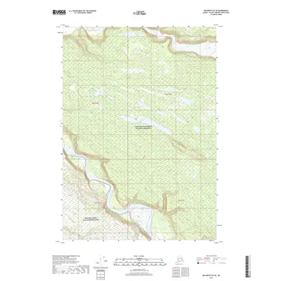 2017 Map of McCarthy B-6 SE, 2017 Print