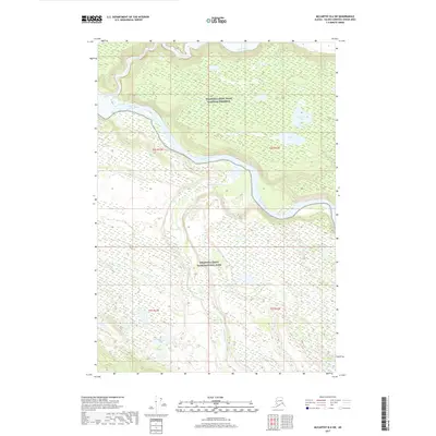 2017 Map of McCarthy B-6 SW, 2017 Print