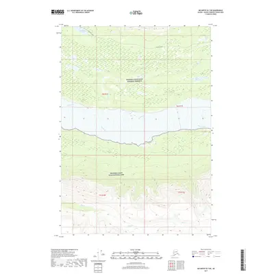 2017 Map of McCarthy B-7 SW, 2017 Print