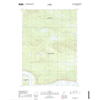 2017 Map of McCarthy B-8 NW, 2017 Print