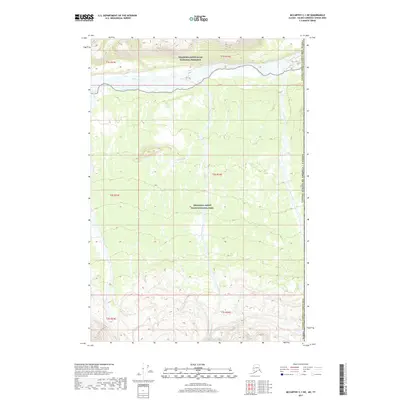 2017 Map of McCarthy C-1 NE, 2017 Print