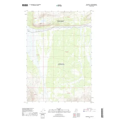 2017 Map of McCarthy C-1 NW, 2017 Print
