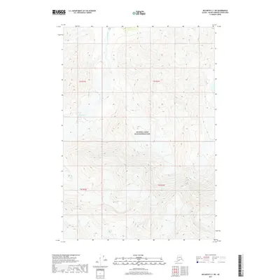 2017 Map of McCarthy C-1 SW, 2017 Print