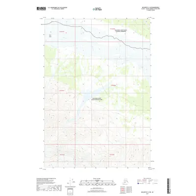 2017 Map of McCarthy C-2 NE, 2017 Print