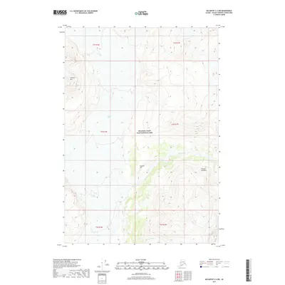 2017 Map of McCarthy C-4 NW, 2017 Print