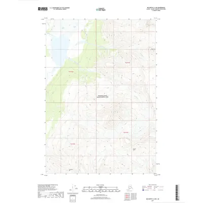 2017 Map of McCarthy C-4 SW, 2017 Print