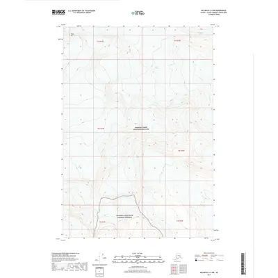 2017 Map of McCarthy C-5 NW, 2017 Print