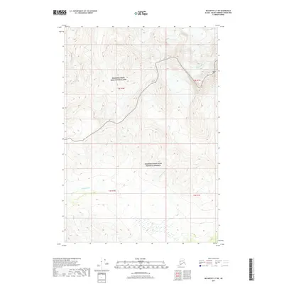 2017 Map of McCarthy C-7 SW, 2017 Print