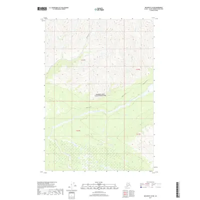 2017 Map of McCarthy C-8 SW, 2017 Print