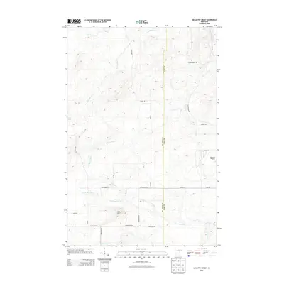 2013 Map of McCarthy Creek, 2013 Print